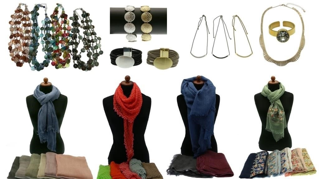 400 dele Bit'Avant tørklæder & smykker | Auktioner A/S