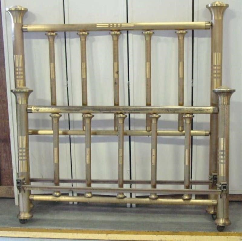 Simmons Company Antique Brass Bed