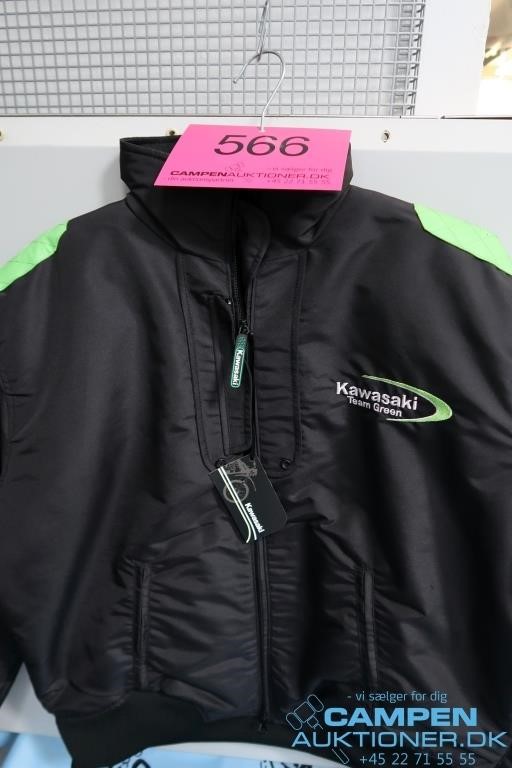 uheldigvis lyserød studieafgift Kawasaki Team jakke str L | Campen Auktioner A/S