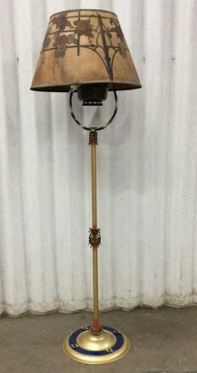 Aladdin Bird Cage Floor Lamp With Paper, Birdcage Floor Lamp