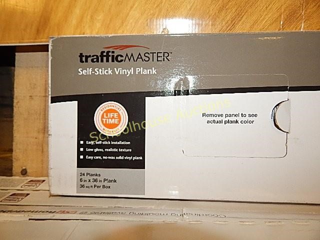 Trafficmaster Self Stick Vinyl Plank, How To Install Trafficmaster Vinyl Tile Flooring