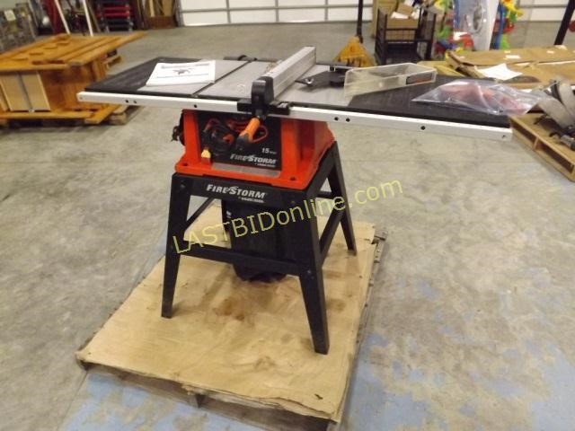FIRESTORM (by BLACK & DECKER) TABLE SAW & STAND | LASTBIDonline LLC Black And Decker Firestorm Table Saw Parts