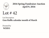 Whitetail Deer Farmers of Ohio 2016 Spring Fundraiser