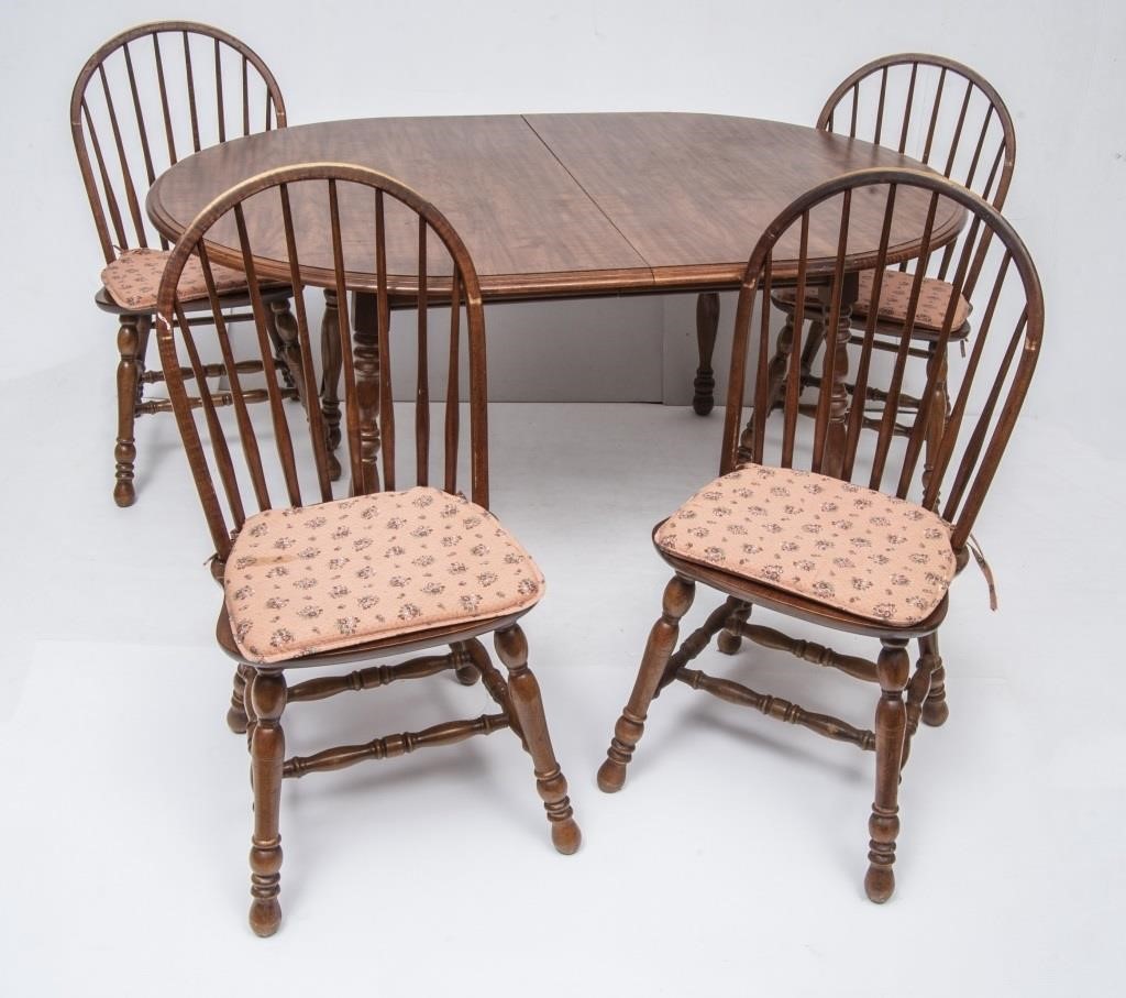 Cochrane Furniture Colony Table 4 Chairs The K And B Auction Company