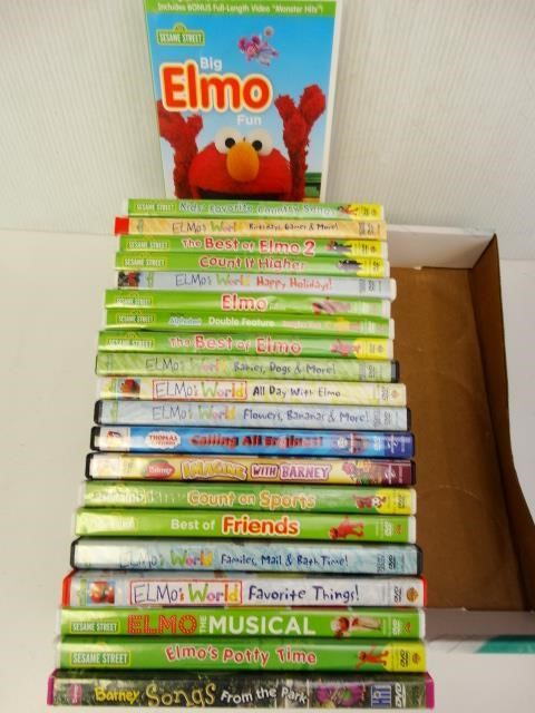 Sesame Street Dvd Collection Featuring Elmo Ll Auctions Llc