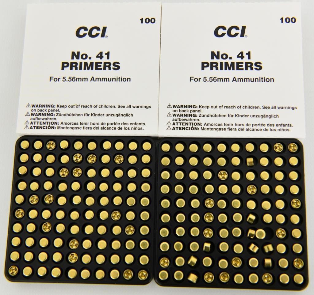 CCI Military #41 for 5.56 Nato Primers Box of 1000 | Brand Used Works