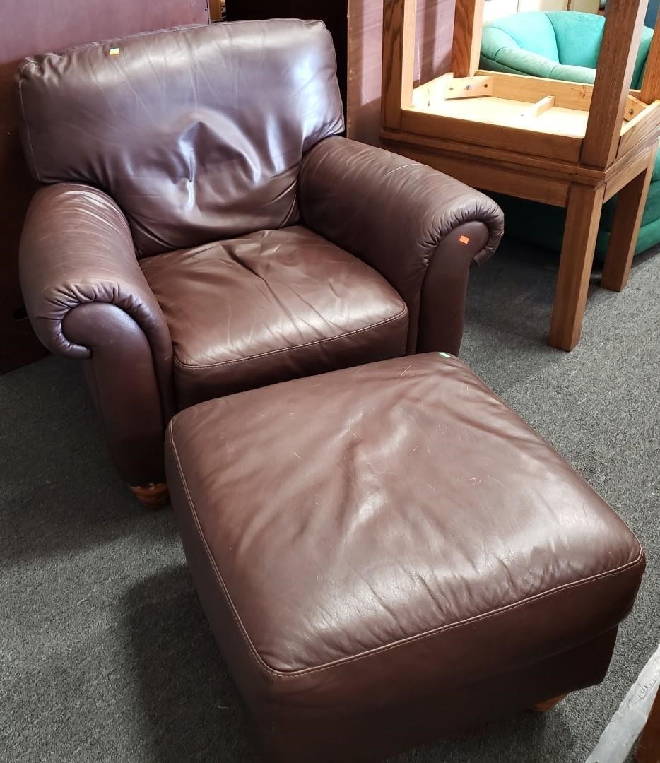Italsofa Brown Leather Arm Chair W, Italsofa Leather Recliner