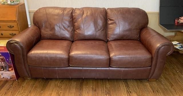Lane Furniture Leather Couch Rusty By, Lane Furniture Leather Sofa