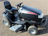 Lot  #5004. Kohler Courage 19-hp eng, 42" deck, runs.   Absentee bidding available on this item.  Click catalog tab for more information