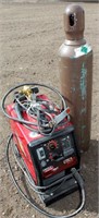 Lot # 5027.  Lincoln Electric 3200 Wire Feed Welder w/Argon Bottle.   Absentee bidding available on this item.  Click catalog tab for more information.