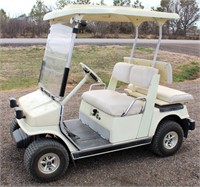 Lot 5008  Yamaha Golf Cart.  Absentee bidding available on this item. Click catalog tab for more information & pictures.