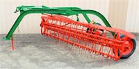Lot 5038 - Case Side Delivery Rake.  Absentee bidding available on this item. Click catalog tab for more information & pictures.