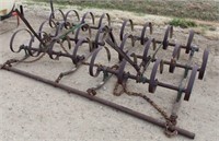 Lot 5040 - Oliver Springtooth Cultivator.  Absentee bidding available on this item. Click catalog tab for more information & pictures.