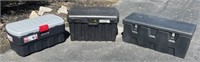 (3) Poly Tool Boxes, new