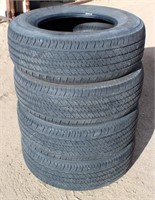 (4) Bridgestone Dueler H/T P255/70R17 Tires