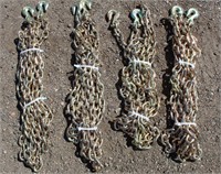 (4) DOT Tensil Strength Chains, 20', 3/8 chain