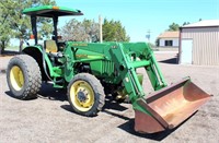 Lot 4006- John Deere 5410 Tractor w/JD 541 Loader   Absentee bidding available on this item. Click catalog tab for more information & pictures.
