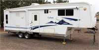 Lot 5002- 2004 Lakota 5th Whl Camp Trailer  Absentee bidding available on this item. Click catalog tab for more information & pictures.