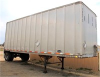 Lot 6002: 1994 Semi Van Box Trailer  Absentee bidding available on this item. Click catalog tab for more information & pictures.
