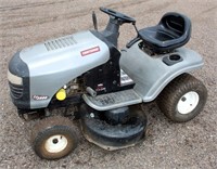 Lot 7004: Craftsman 1700 Ridng Mower  Absentee bidding available on this item. Click catalog tab for more information & pictures.