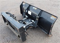 Lot 8006- Skit Steer Blade Attachment  Absentee bidding available on this item. Click catalog tab for more information & pictures.
