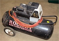 Lot 8018- Rocket Air Compressor   Absentee bidding available on this item. Click catalog tab for more information & pictures.