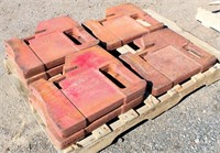 Lot 9004: (6) Int Suitcase Tractor Weights  Absentee bidding available on this item. Click catalog tab for more information & pictures.