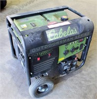 Lot 5016- Cabela's Portable Generator, Remote Start   Absentee bidding available on this item. Click catalog tab for more information & pictures.