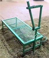 Lot 5024 - Goat/Sheep Shearing Stand   Absentee bidding available on this item. Click catalog tab for more information & pictures.