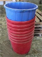 Empty Mineral Buckets/Tubs