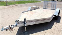 Lot 5008 -2001 H & S Flatbed Trlr, see catalog for more info