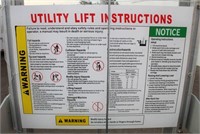 Utility LIft Instructions