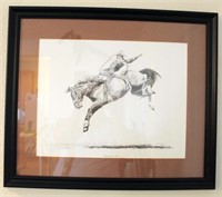 Framed Dave Price "Championship Style" Picture/Print, 181/300