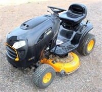 Lot 5005 - Poulan Pro Riding Mower, Click catalog tab to view information & more pics of this item.  This item has absentee bidding.