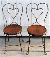 (2) Vintage Parlor Chairs