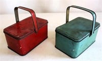 (2) Childs Metal Lunch Box's