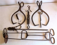 Ice Tongs, Scale Beam, Small Scales, Hooks, Misc