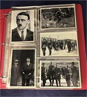 Binder With Numerous Photos Of Adolf Hitler And