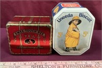 Lot With Vintage Tins/Containers Mostly Tobacco