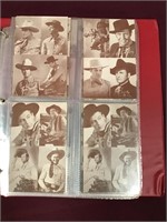 Two Binders With Western Stars Photo Cards