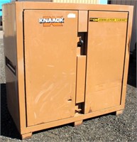 Lot 5023, Knaack Tool Cabinet - Absentee bidding available on this item.  Click catalog tab for more pics, video & info.