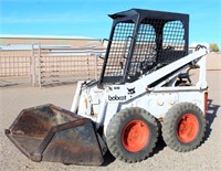 Lot 5005 - 1981 Bobcat  610 Skid Steer - Absentee bidding available on this item.  Click catalog tab for more pics, video & info.