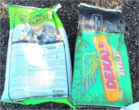 Bags of Gopher Bait, Alfalfa Seed