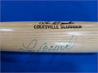 Lou Brock signed Baseball Bat
Louisville Slugger