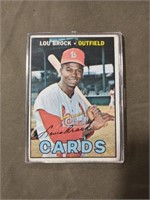 1967 Topps Lou Brock Baseball Card